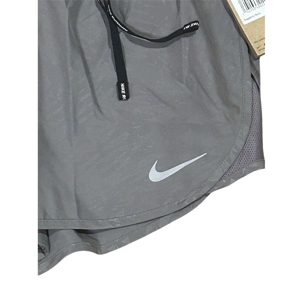 Nike Women's Dri-Fit Running Shorts Gray Medium Activewear - Picture 2 of 7